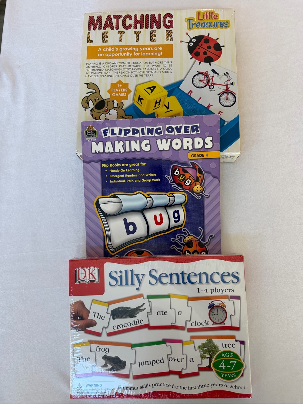 NEW Pre-K & Kindergarten Learning Materials - Games & Workbook